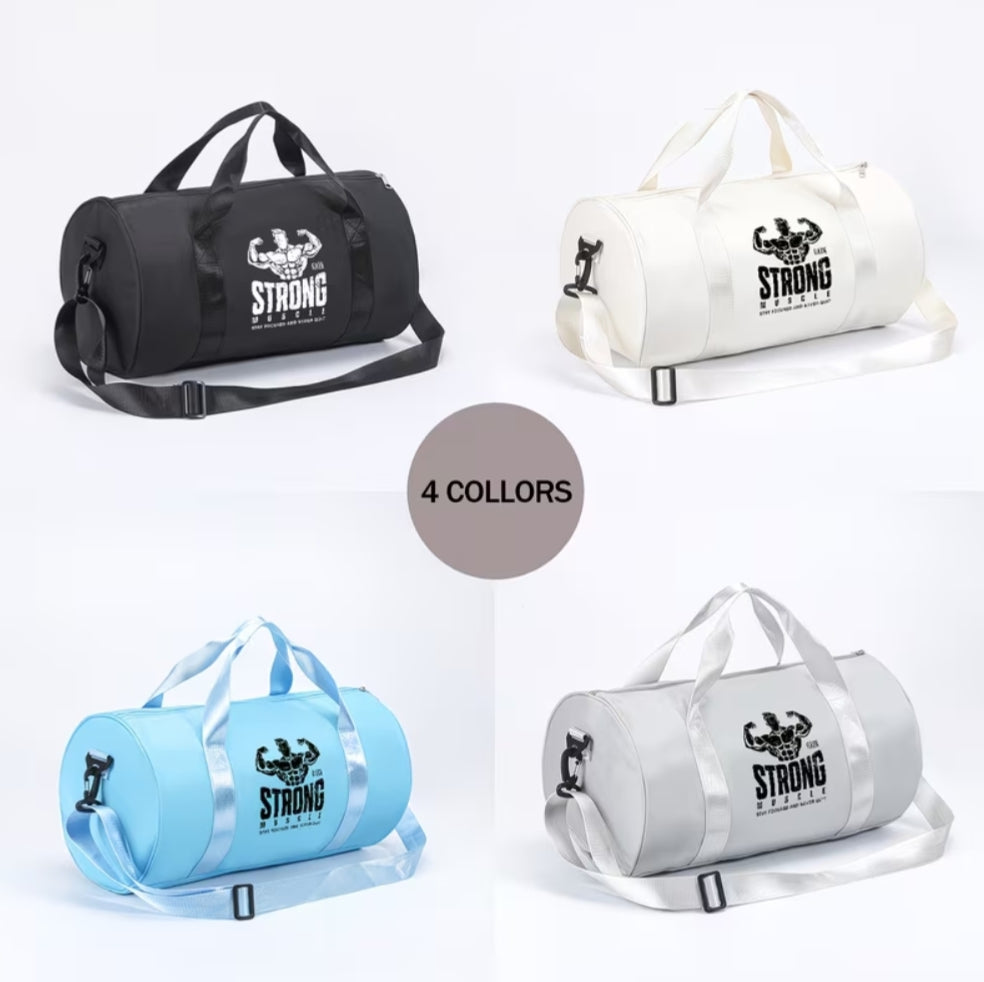 Large Fitness & Travel Bag – Patterned Gym Duffel for Yoga, Travel & Overnight Stays