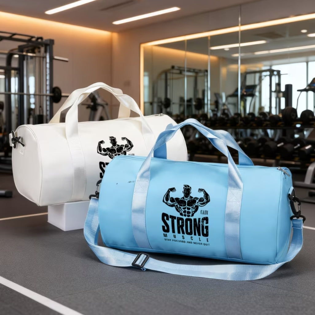 Large Fitness & Travel Bag – Patterned Gym Duffel for Yoga, Travel & Overnight Stays