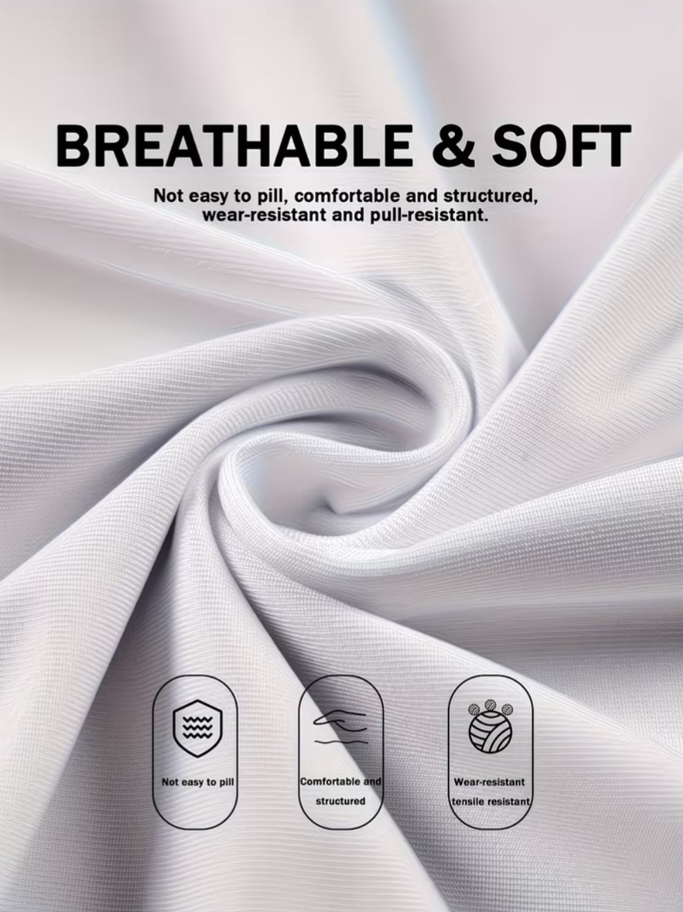 Men's Quick-Dry Long Sleeve Sport T-Shirt – White Athletic Shirt with Gothic Print