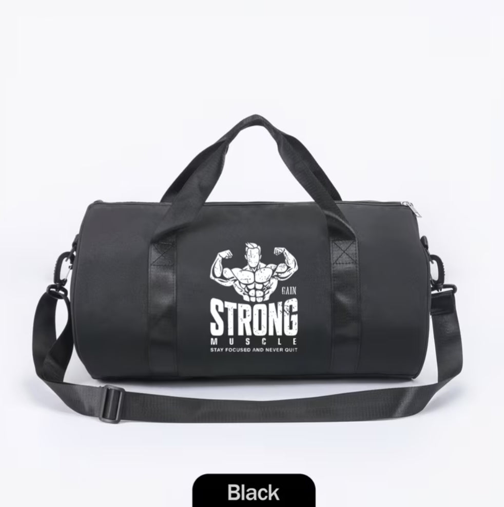 Large Fitness & Travel Bag – Patterned Gym Duffel for Yoga, Travel & Overnight Stays