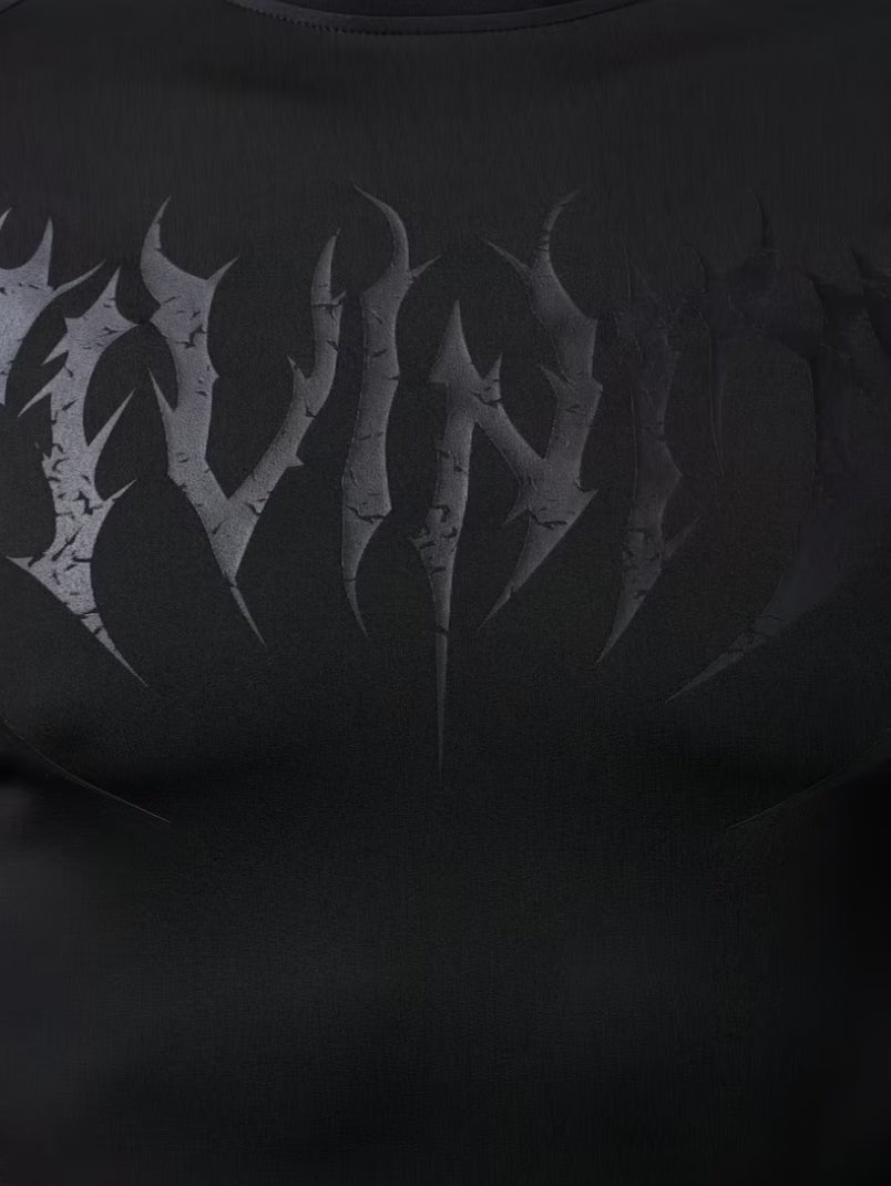 Men's Long Sleeve Shirt – Quick-Dry, High-Stretch Slim Fit | Gothic Geometric Print