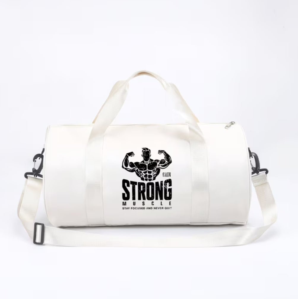 Large Fitness & Travel Bag – Patterned Gym Duffel for Yoga, Travel & Overnight Stays