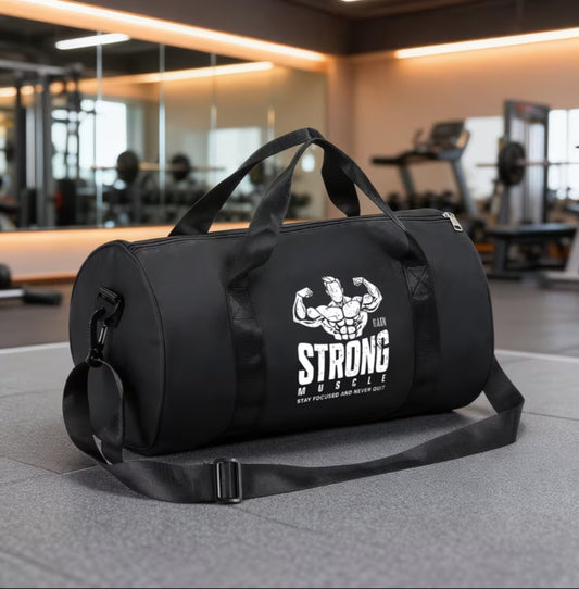 Large Fitness & Travel Bag – Patterned Gym Duffel for Yoga, Travel & Overnight Stays