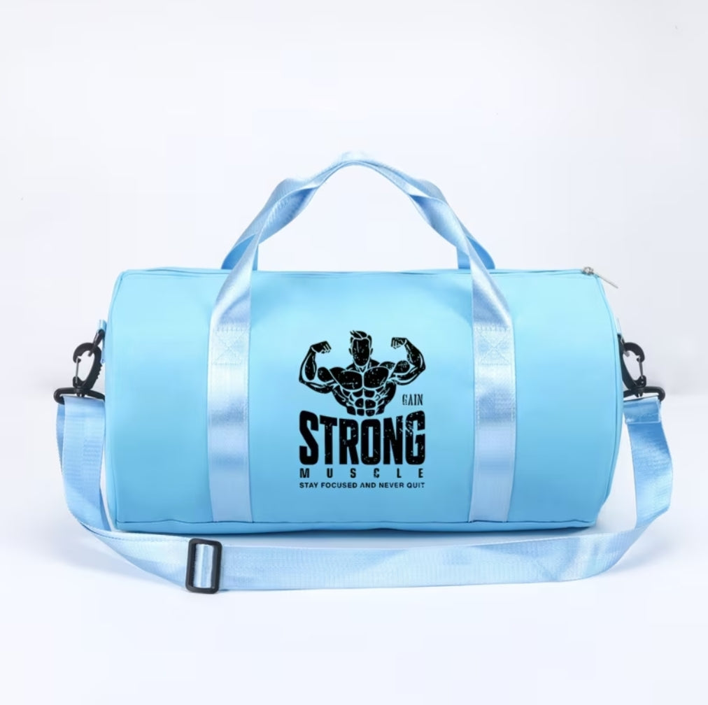 Large Fitness & Travel Bag – Patterned Gym Duffel for Yoga, Travel & Overnight Stays