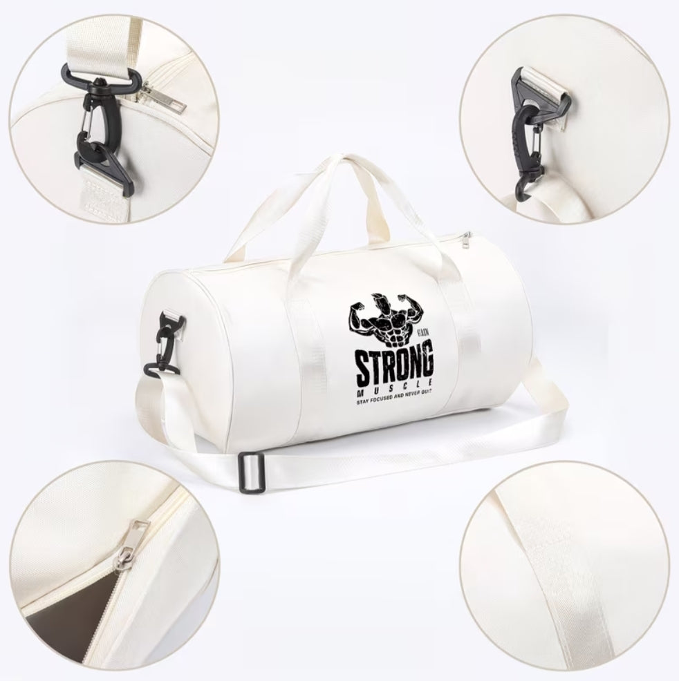 Large Fitness & Travel Bag – Patterned Gym Duffel for Yoga, Travel & Overnight Stays